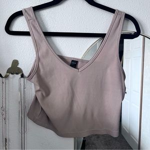 Nude Crop Tank Large